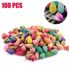 100PCS Incense Burner Cones Backflow Smoke Waterfall Scent Holder Bullet USA