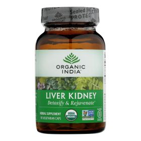 Organic India Usa Whole Herb Supplement, Liver Kidney - 1 Each - 90 Vcap