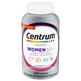 Centrum Silver Multivitamins for Women Over 50; Multi-mineral Supplement,200 Count