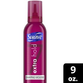 Suave Extra Hold Shaping Mousse; 9 oz