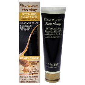 Pure Honey Hydrating Color Boost Semi-Permanent Hair Color - Silky Jet Black