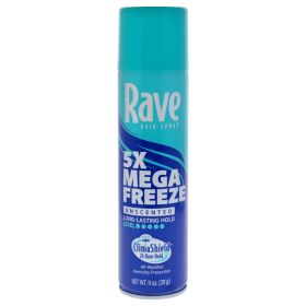 5X Mega Freeze Unscented Hairspray