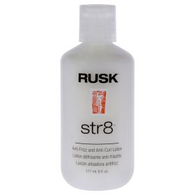 Str8 Anti-Frizz and Anti-Curl Lotion by Rusk for Unisex - 6 oz Lotion