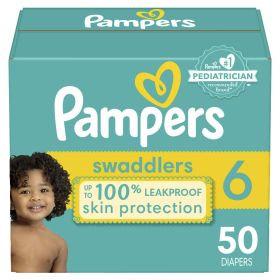 Pampers Swaddlers Diapers Size 6, 50 Count