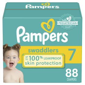 Pampers Swaddlers Diapers Size 7, 88 Count