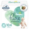 Pampers Pure Protection Diapers, Size 4, 104 Count