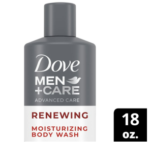 Dove Men+Care Advanced Care Liquid Body Wash Cleanser for Dry Aging Skin, 8 oz