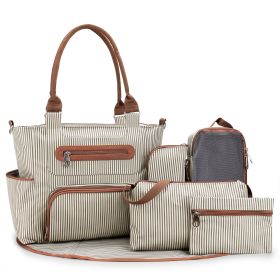 Mom's bag - Handbag multifunctional large capacity mother's bag (for baby's diapers, etc.) (select: MFYDFF0-Khaki)