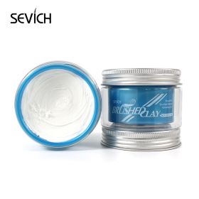 Sevich Hair Styling Clay Long-lasting Dry Stereotypes Type Clay 100g New Hair Wax Disposable Strong Modeling Mud Shape Hair Gel (Color: Brushed hair clay)