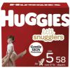 Huggies Little Snugglers Baby Diapers Size 5; Count 58