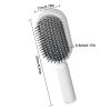 Self Cleaning Hair Brush For Women Massage Scalp Promote Blood Circulation Anti Hair Loss 3D Hair Growth Comb Hairbrush Self-Cleaning Hair Brush   3D