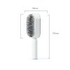 Self Cleaning Hair Brush For Women Massage Scalp Promote Blood Circulation Anti Hair Loss 3D Hair Growth Comb Hairbrush Self-Cleaning Hair Brush   3D